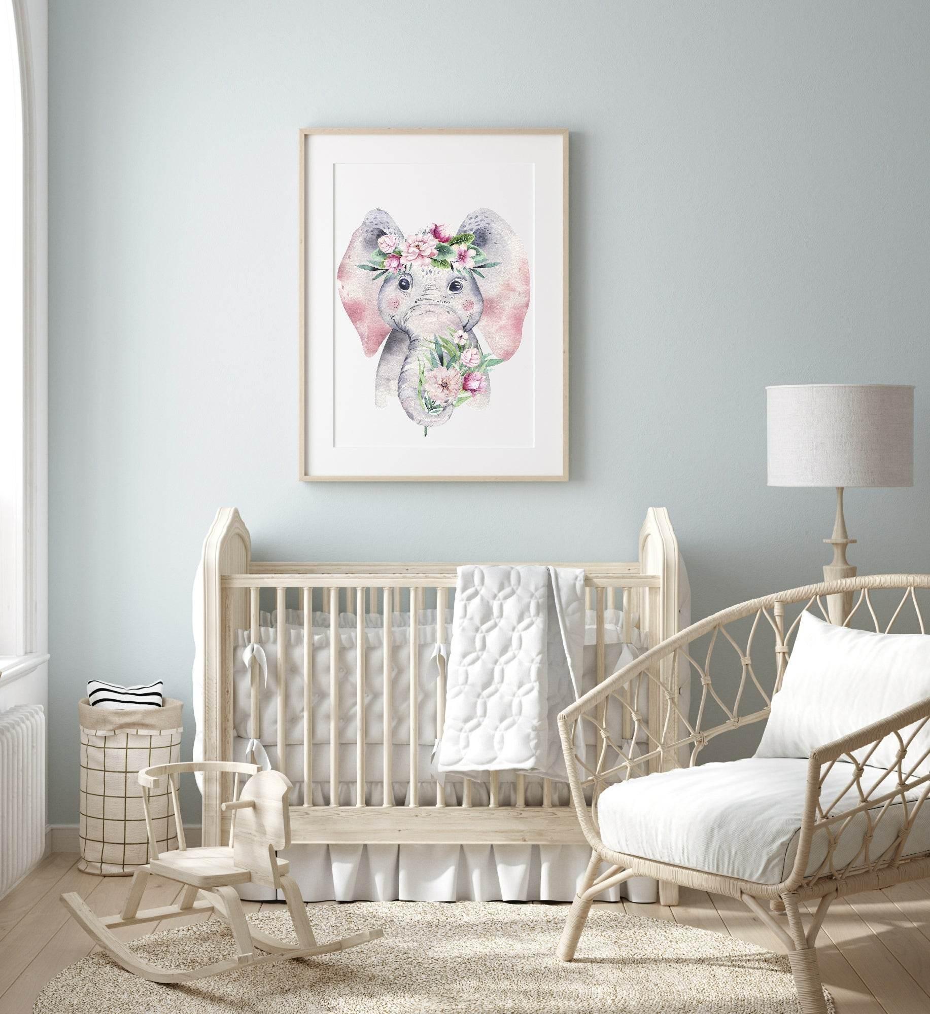 Collection Of Emmie The Elephant Prints | Kids Animal Wall Art - Larosier Prints
