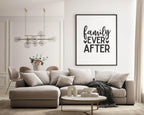 Family Ever After Print | Family & Love Wall Art| Customisable - Larosier Prints
