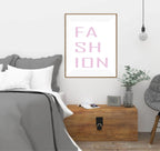 FASHION Typography Print | Dressing Room Wall Art | Customisable - Larosier Prints