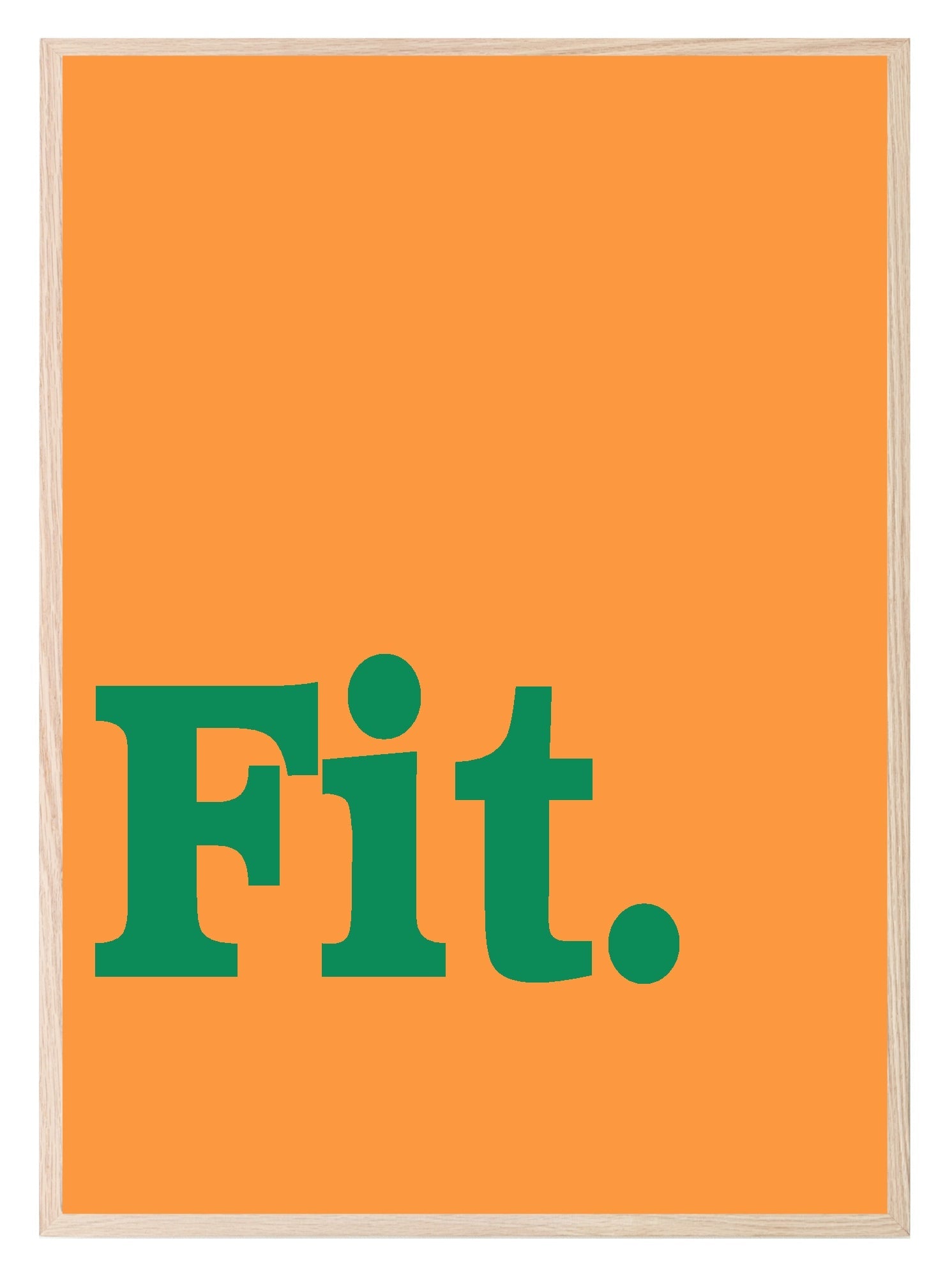 Fit Print | Bright Wall Art | Customisable