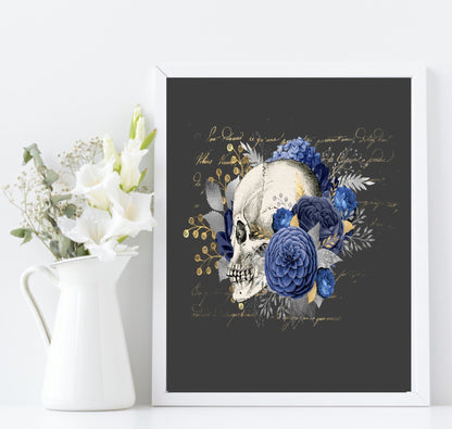 Floral Skull Prints | Collection Of Sugar Skulls Wall Art