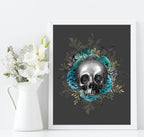 Floral Skull Prints | Collection Of Sugar Skulls Wall Art - Larosier Prints