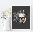 Floral Skull Prints | Collection Of Sugar Skulls Wall Art - Larosier Prints