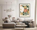 Flower Market New York Print | Modern Floral Wall Art - Larosier Prints