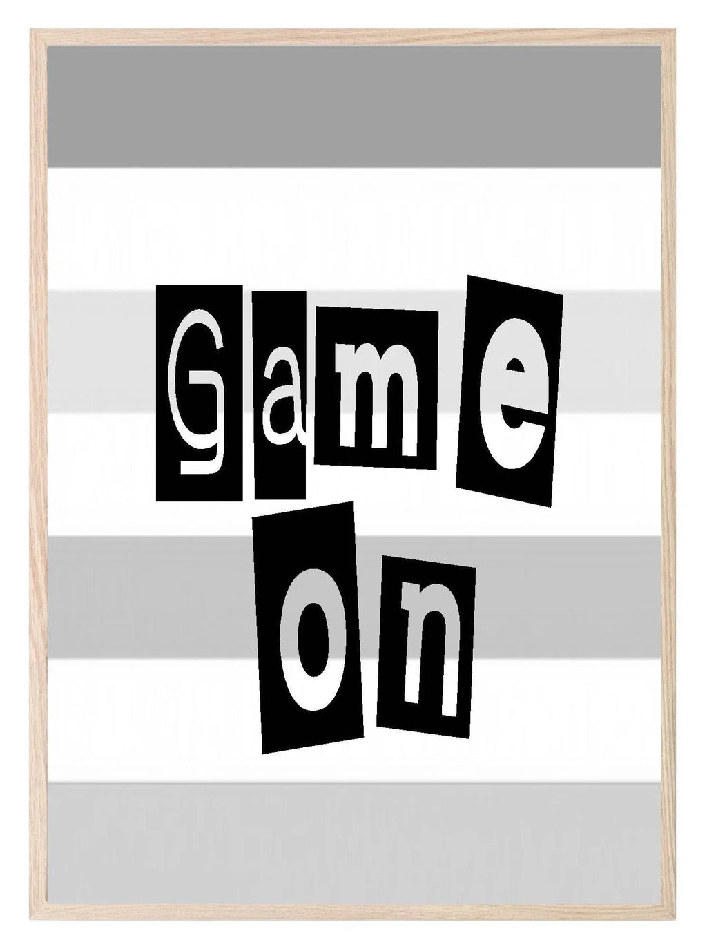 Game On Print | Gamers Wall Art - Larosier Prints