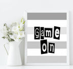 Game On Print | Gamers Wall Art - Larosier Prints