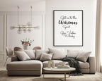 Get In To The Christmas Spirit Print | Fun Food & Drink Wall Art | Customisable - Larosier Prints