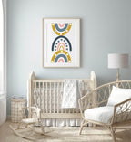 Girls Modern Rainbow Magic Prints | Collection Of Nursery and Playroom Wall Art - Larosier Prints