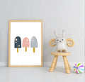 Girls Modern Rainbow Magic Prints | Collection Of Nursery and Playroom Wall Art - Larosier Prints