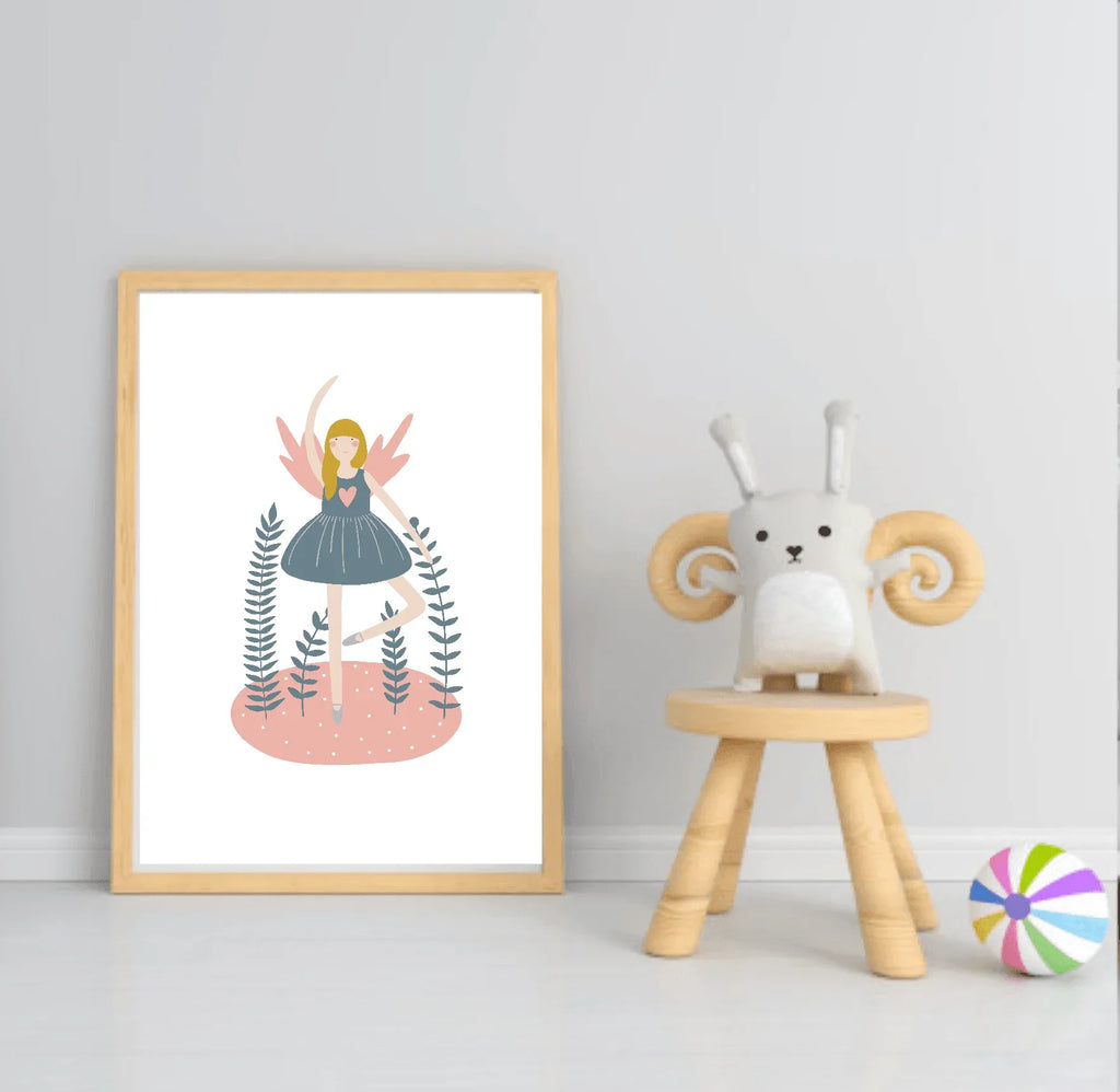 Girls Modern Rainbow Magic Prints | Collection Of Nursery and Playroom Wall Art - Larosier Prints