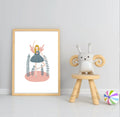 Girls Modern Rainbow Magic Prints | Collection Of Nursery and Playroom Wall Art - Larosier Prints