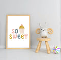 Girls Modern Rainbow Magic Prints | Collection Of Nursery and Playroom Wall Art - Larosier Prints