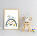 Girls Modern Rainbow Magic Prints | Collection Of Nursery and Playroom Wall Art - Larosier Prints