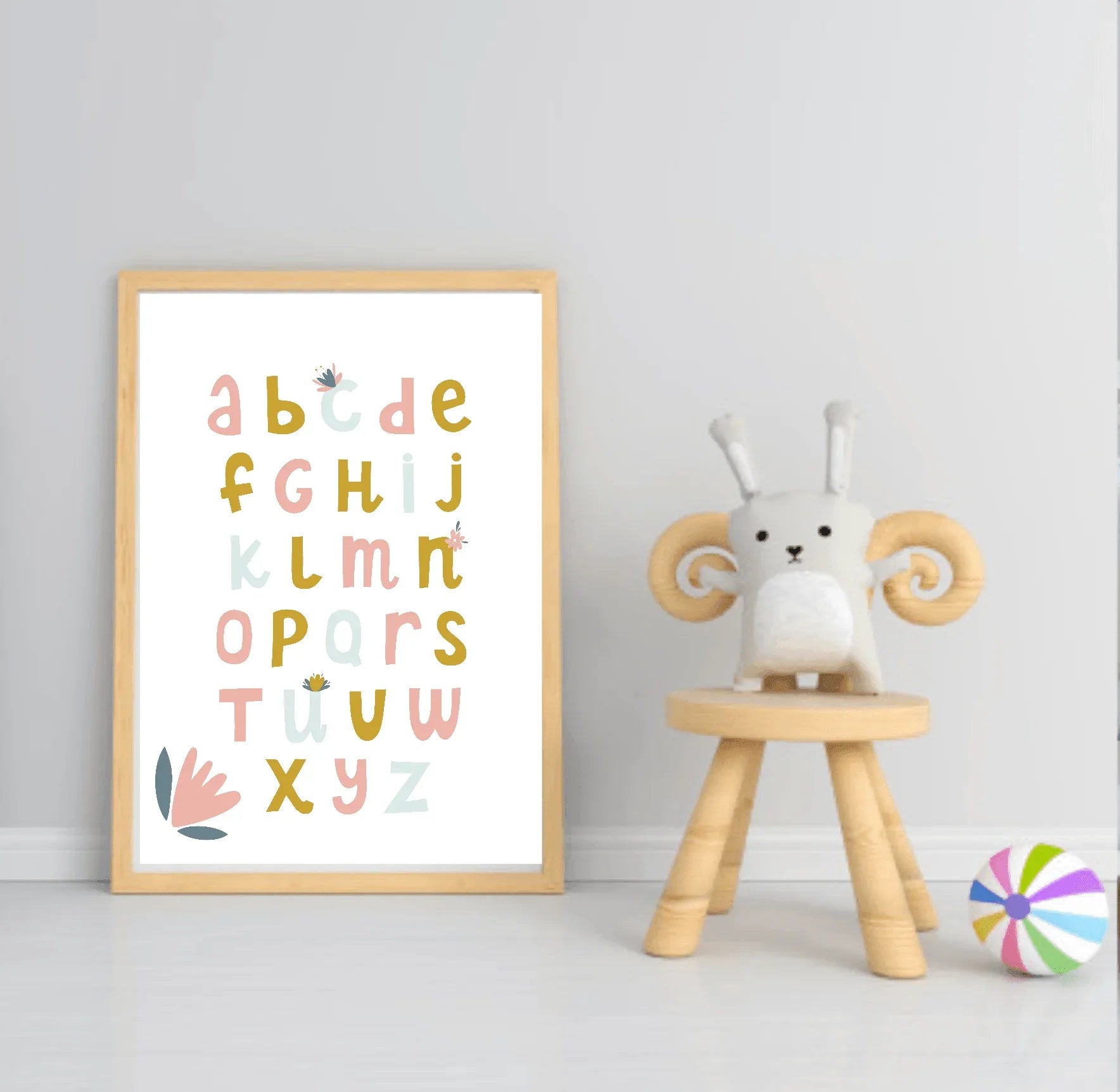 Girls Modern Rainbow Magic Prints | Collection Of Nursery and Playroom Wall Art - Larosier Prints