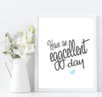 Have An EGGcellent Day | Easter Wall Art | Customisable - Larosier Prints