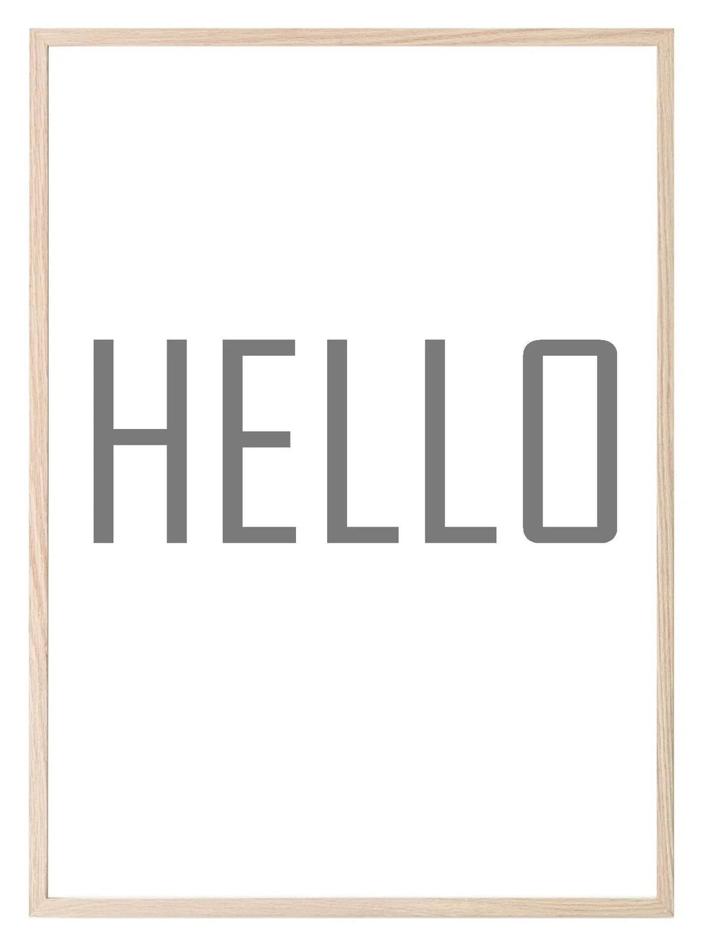Hello Print | Hall & Entry Way Wall Art | Customisable - Larosier Prints