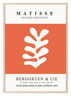 Henri Matisse Berggruen & Cie Orange Print | Orange Abstract Wall Art - Larosier Prints