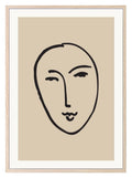Henri Matisse Print | Abstract Face Wall Art - Larosier Prints