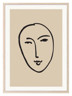 Henri Matisse Print | Abstract Face Wall Art - Larosier Prints