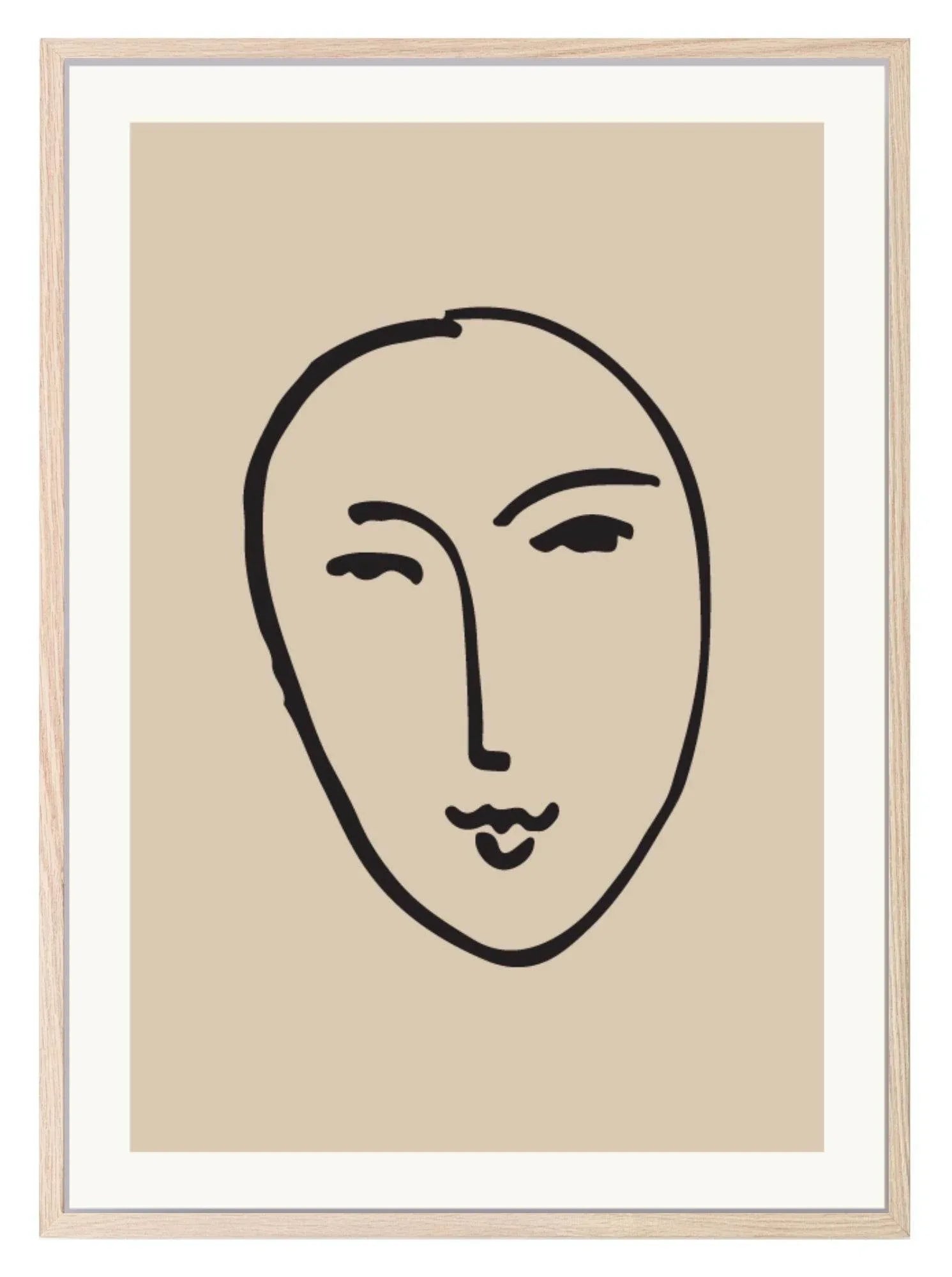 Henri Matisse Print | Abstract Face Wall Art - Larosier Prints