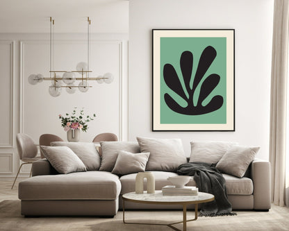 Henri Matisse Print | Green Bold Abstract Wall Art