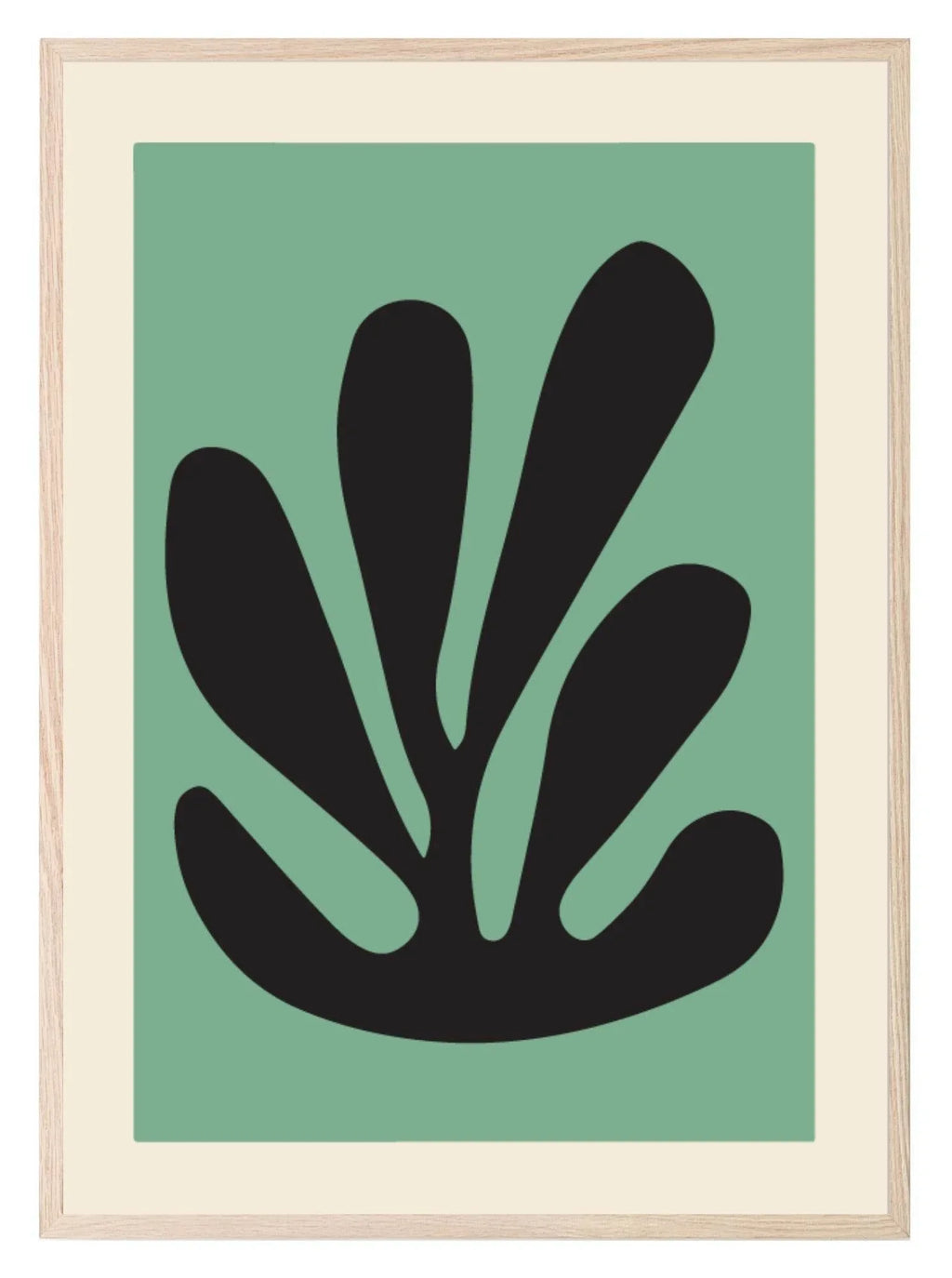 Henri Matisse Print | Green Bold Abstract Wall Art - Larosier Prints