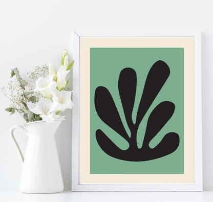 Henri Matisse Print | Green Bold Abstract Wall Art