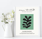 Henry Matisse Print | Papiers Decoupes | Green Wall Art - Larosier Prints