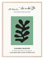 Henry Matisse Print | Papiers Decoupes | Green Wall Art - Larosier Prints