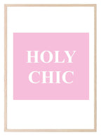 Holy Chic Print | Fun Fashion Dressing Room Wall Art | Customisable - Larosier Prints