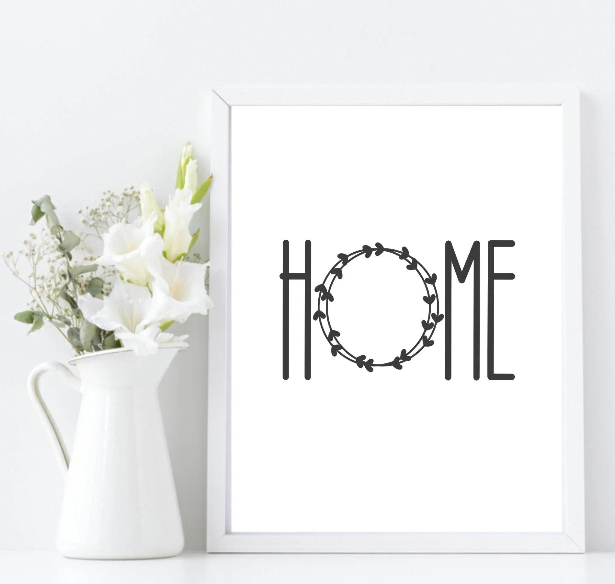 Home Print | Monochrome Simple Wall Art - Larosier Prints