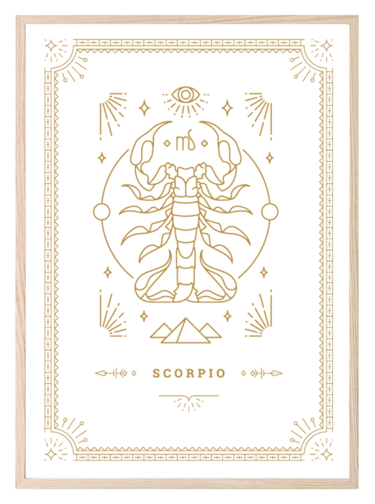 Horoscope Zodiac Prints | Star Signs | Astrology Wall Art Scorpio