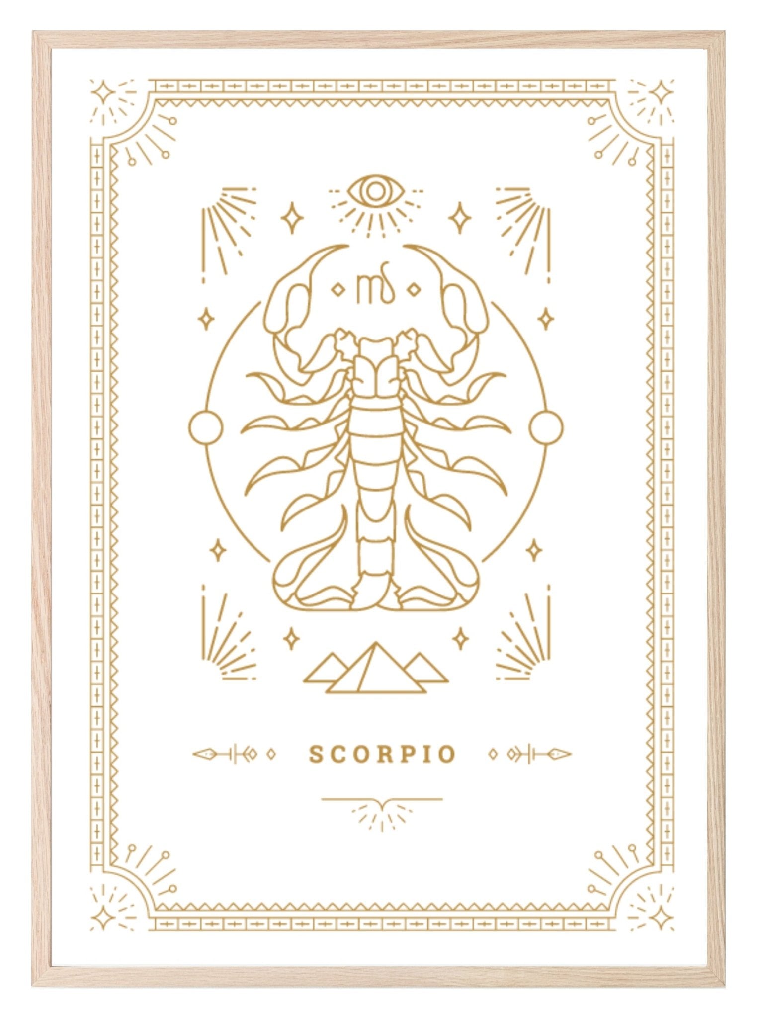 Horoscope Zodiac Prints | Star Signs | Astrology Wall Art Scorpio