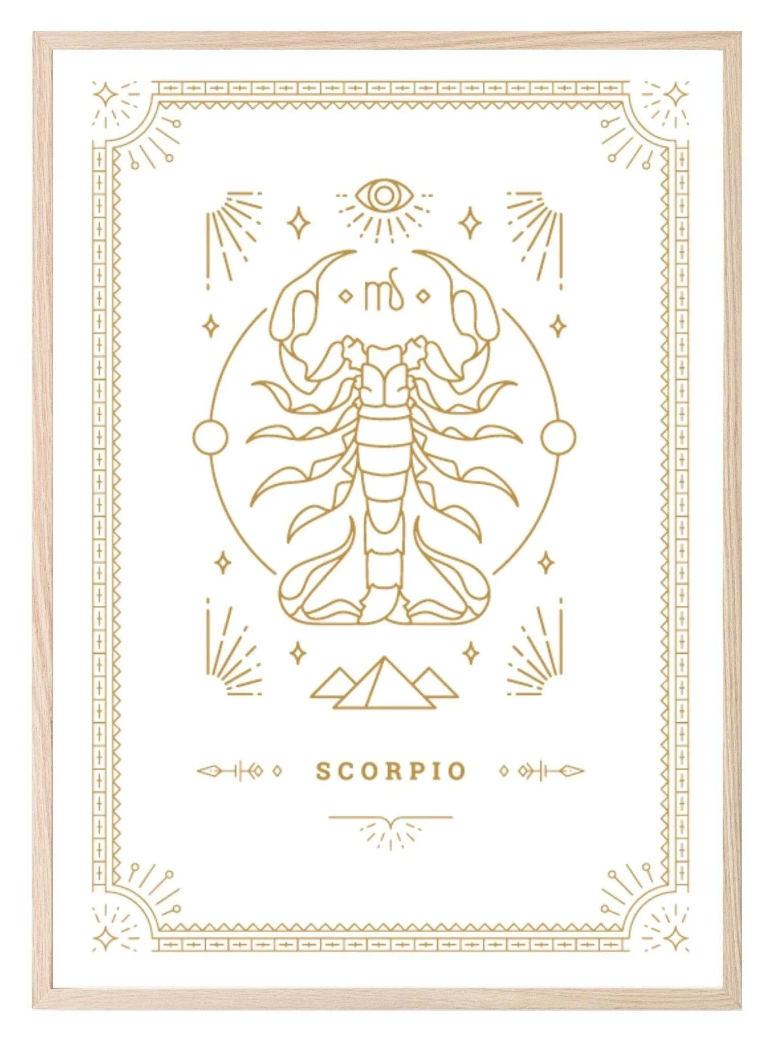 Horoscope Zodiac Prints | Star Signs | Astrology Wall Art - Larosier Prints