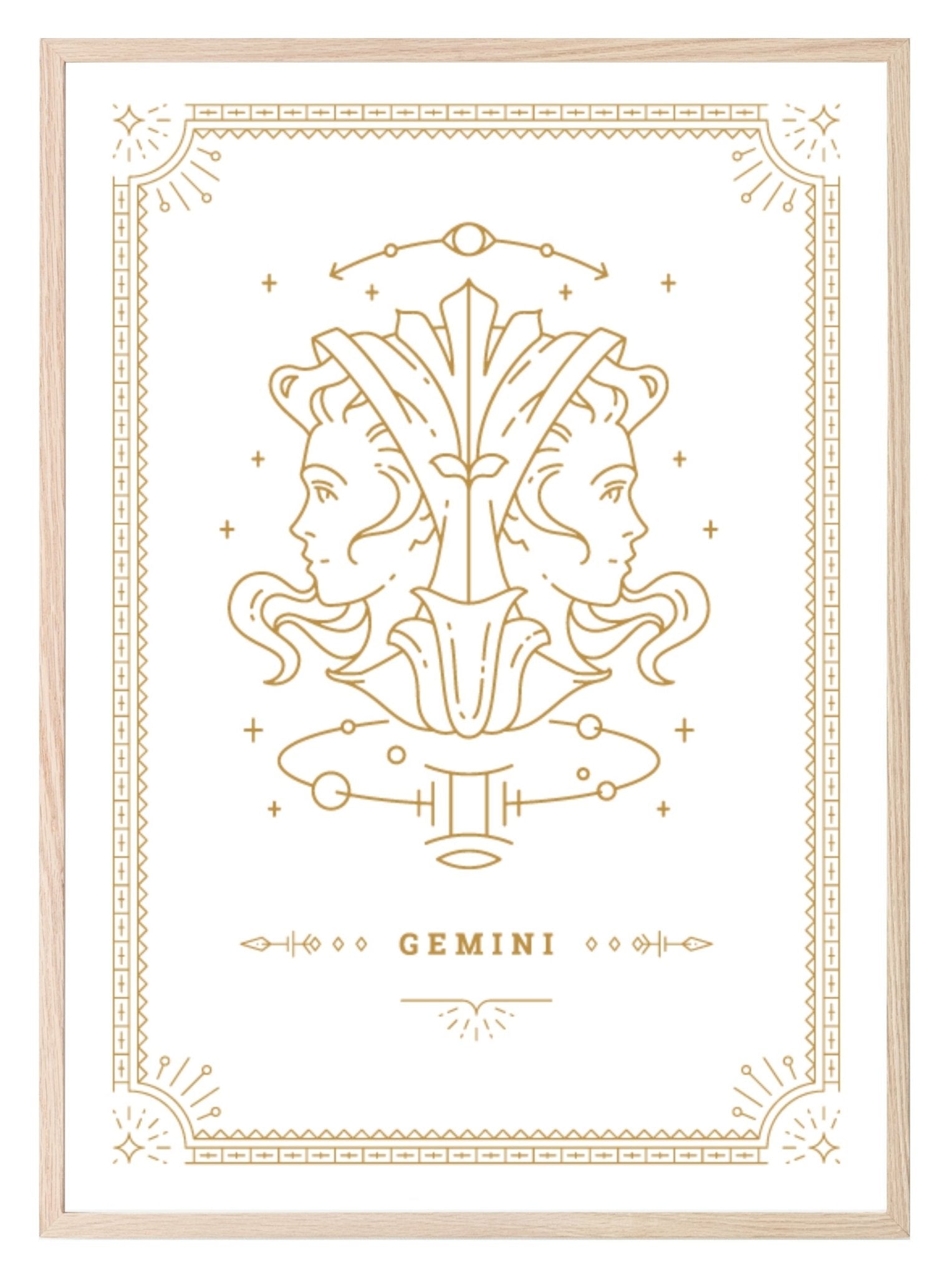 Horoscope Zodiac Prints | Star Signs | Astrology Wall Art Gemini