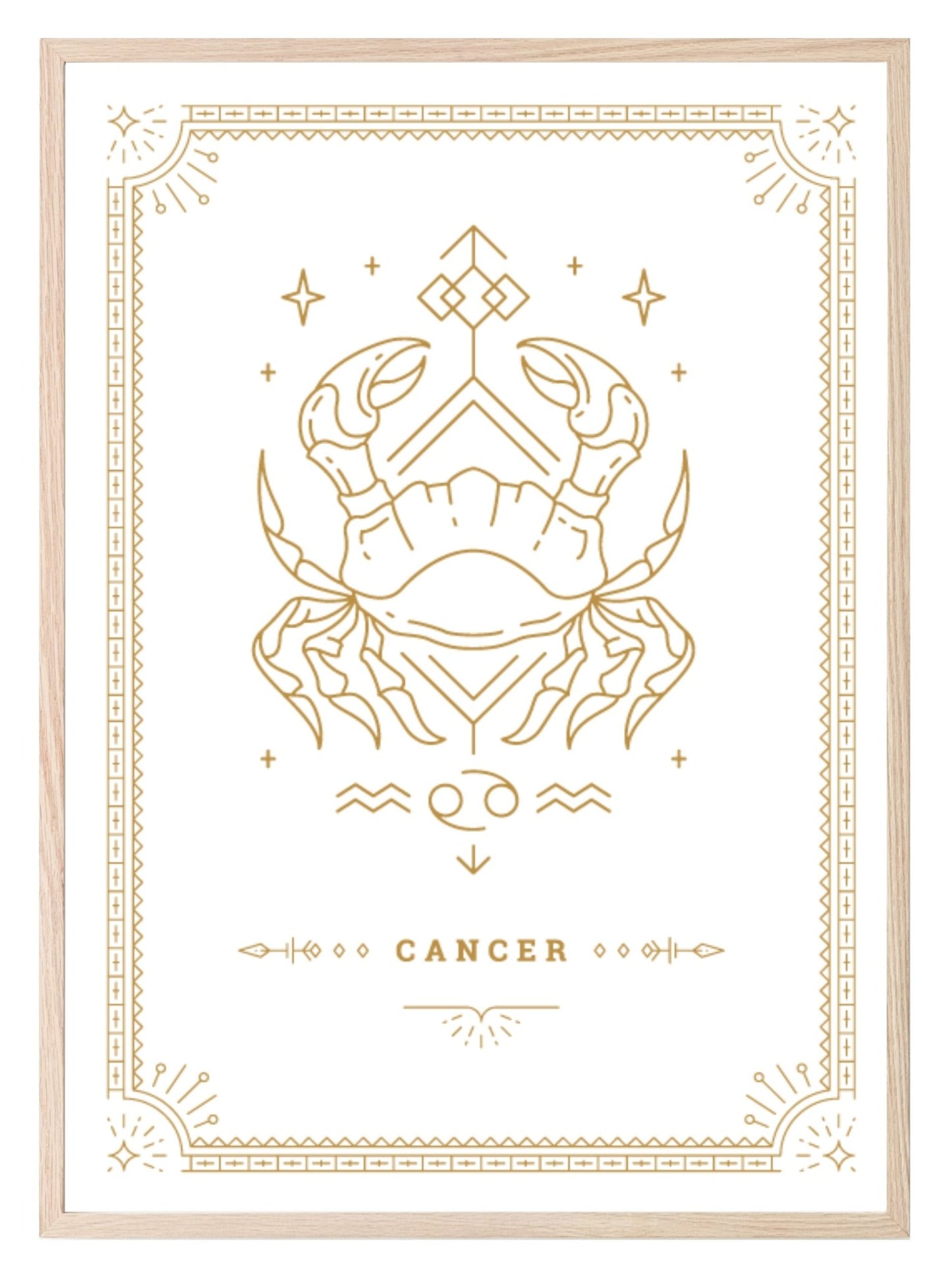 Horoscope Zodiac Prints | Star Signs | Astrology Wall Art Cancer