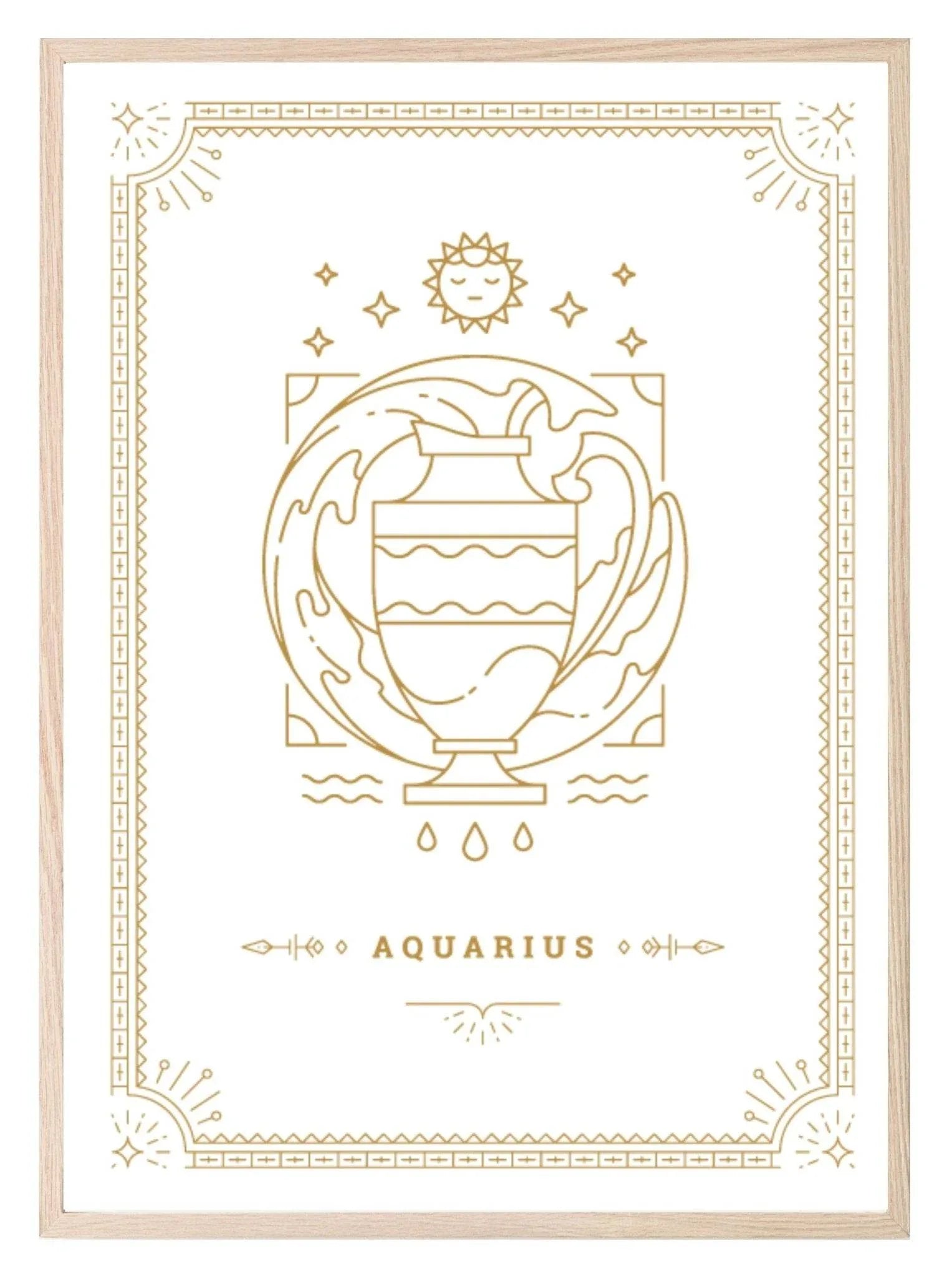Horoscope Zodiac Prints | Star Signs | Astrology Wall Art - Larosier Prints