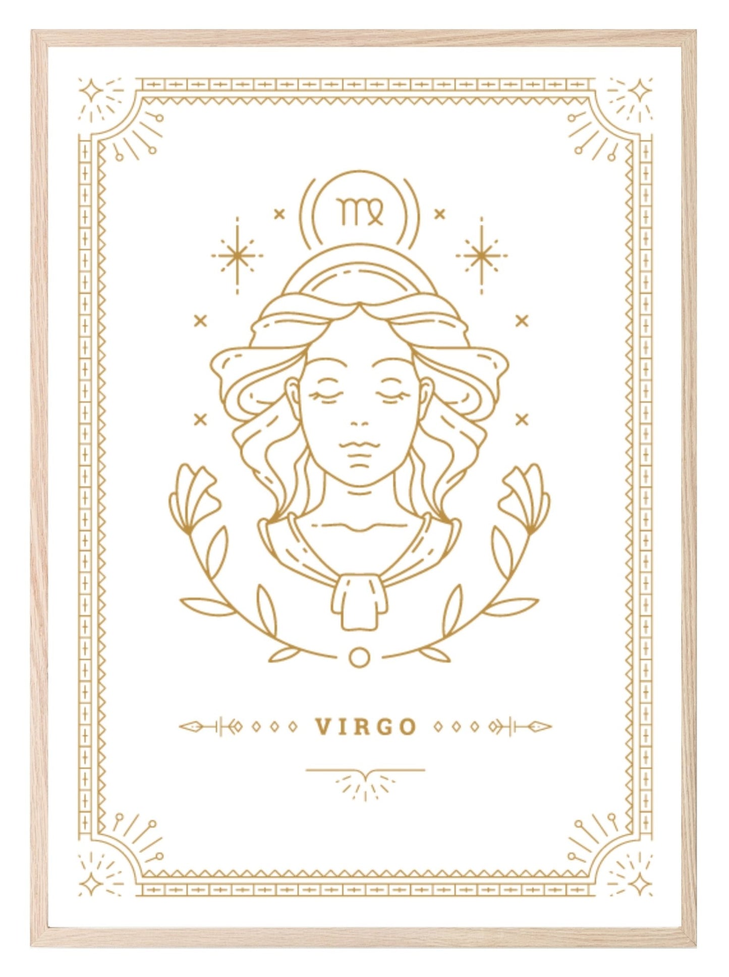 Horoscope Zodiac Prints | Star Signs | Astrology Wall Art Virgo