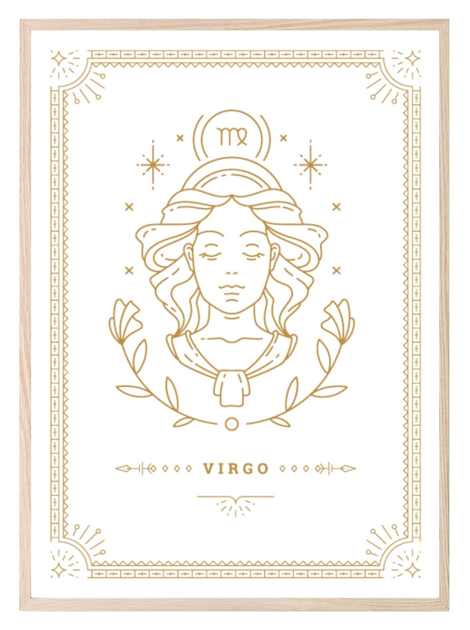 Horoscope Zodiac Prints | Star Signs | Astrology Wall Art Virgo