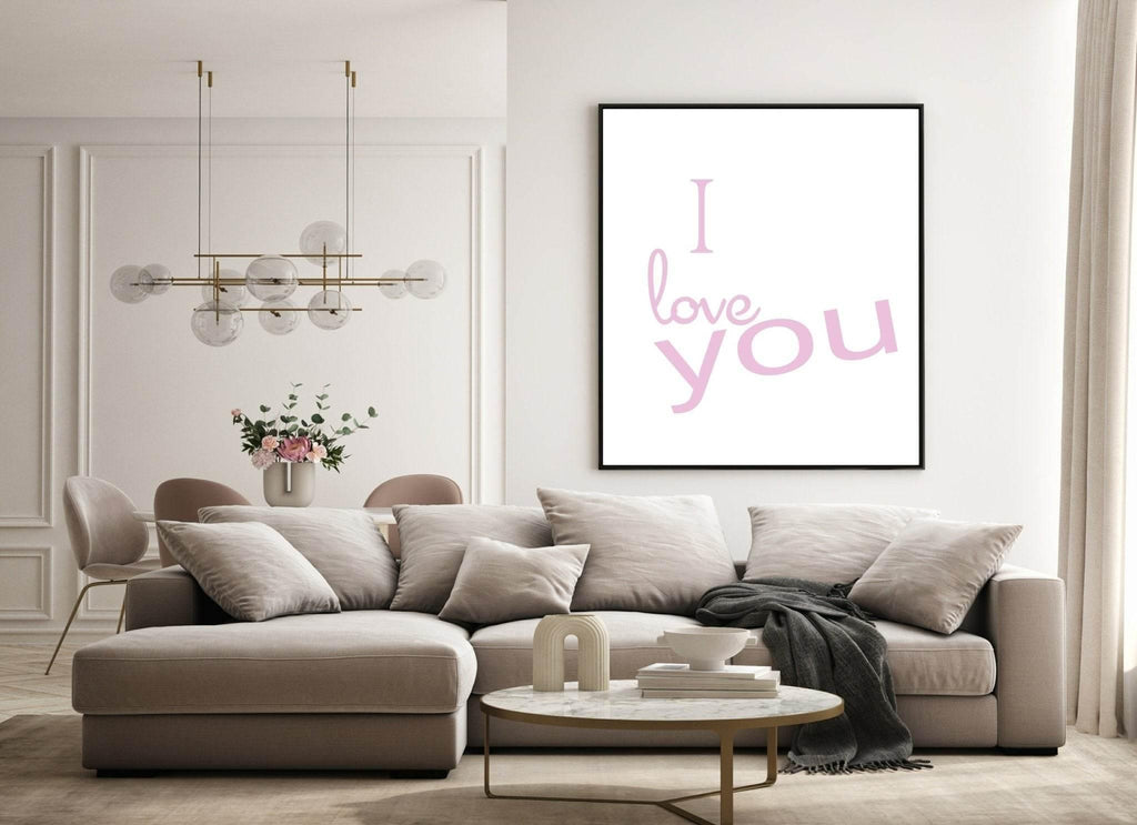 I Love You Print | Family Wall Art | Customisable - Larosier Prints