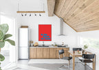 In The Mood For Food Print | Bright Kitchen Wall Art | Customisable - Larosier Prints