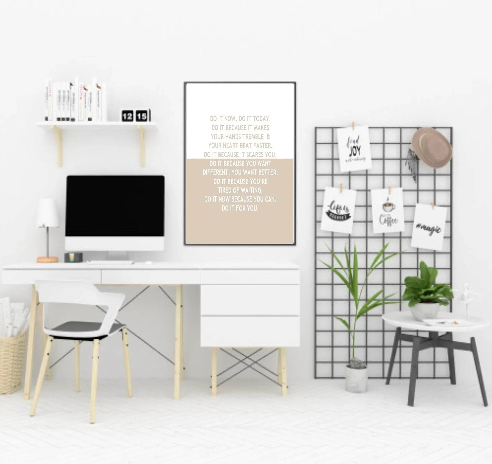 Inspirational Do It Now Print | Do it for you | Motivational Quote | Customisable - Larosier Prints