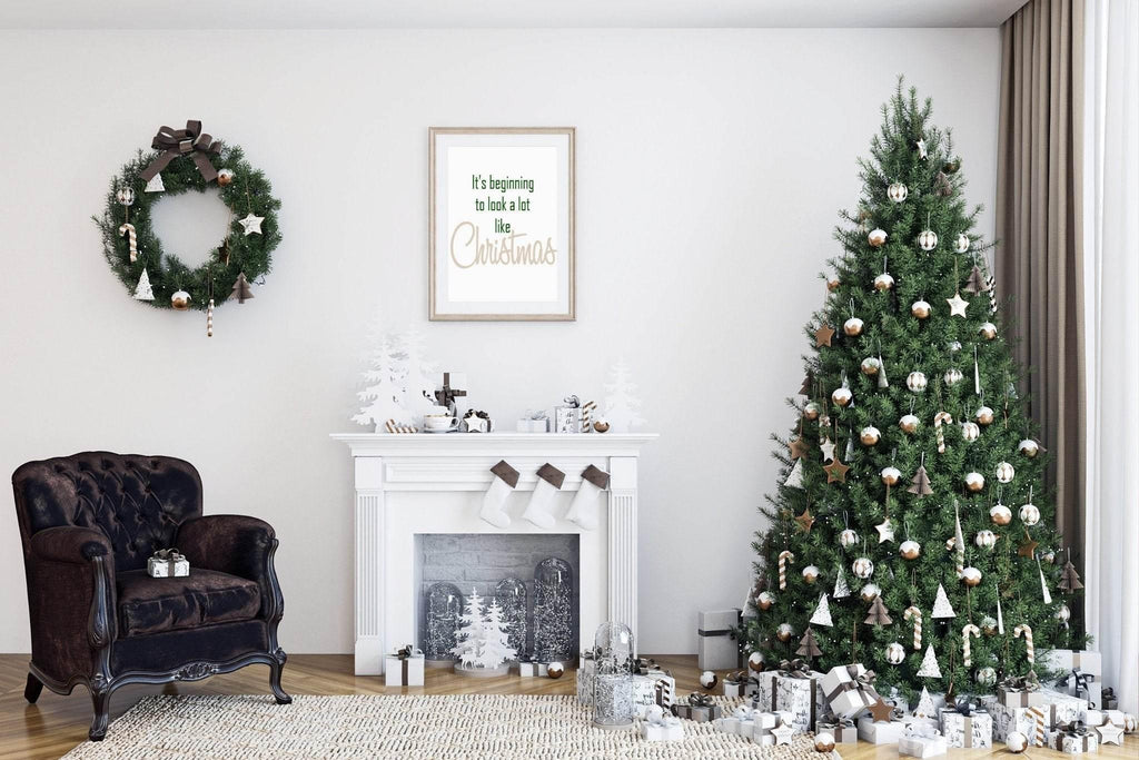 It's Beginning To Look A Lot Like Christmas Print | Festive Wall Art | Customisable - Larosier Prints