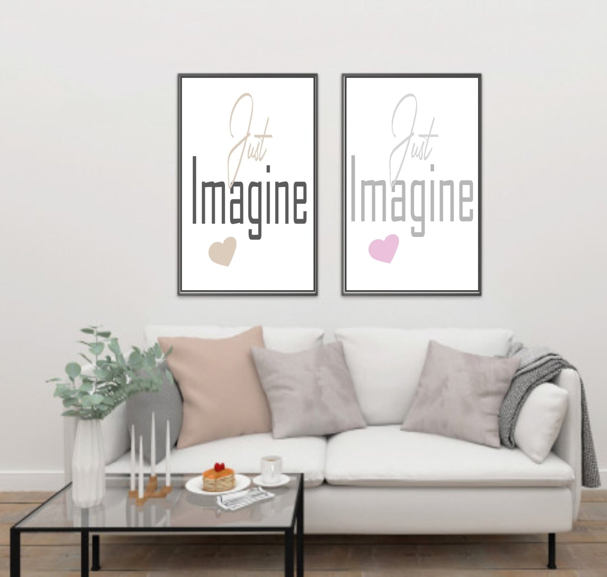 Just Imagine Print | Inspirational Wall Art | Customisable