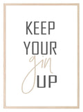 Keep Your GIN Up Print | Food & Drink Wall Art | Customisable - Larosier Prints