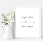 Laughter Is Timeless, Dreams Are Forever Print | Inspirational Wall Art | Customisable - Larosier Prints