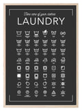 Laundry Print | Black & White Wall Art - Larosier Prints
