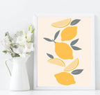 Lemons Print | Abstract Wall Art - Larosier Prints