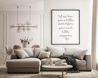 Let Me Love You A Little More Print | Family Wall Art | Customisable - Larosier Prints