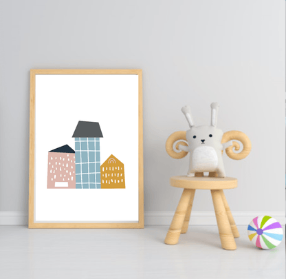 Little Drivers Transport Club Prints | Boys Nursery Wall Art Kid Street